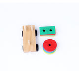 Geometric Shapes Wooden Train Set
