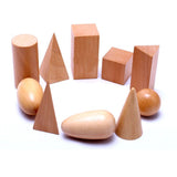 Wooden Montessori 3D Shapes Set
