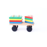 Geometric Shapes Wooden Train Set