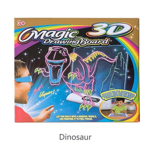 Magic Pad Deluxe LED Light-Up Drawing Tablet