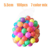Playpen Soft PE Plastic Pit Balls in Bright Colors - Pack of 100