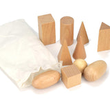 Wooden Montessori 3D Shapes Set