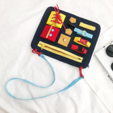 Skill Learning Busy Board Fine Motor Children Montessori Early Teaching Educational Toy