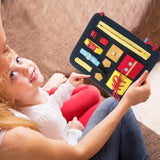 Skill Learning Busy Board Fine Motor Children Montessori Early Teaching Educational Toy