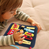 Skill Learning Busy Board Fine Motor Children Montessori Early Teaching Educational Toy