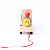 Geometric Shapes Wooden Train Set