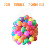 Playpen Soft PE Plastic Pit Balls in Bright Colors - Pack of 100