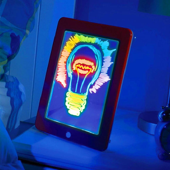 Magic Pad Deluxe LED Light-Up Drawing Tablet